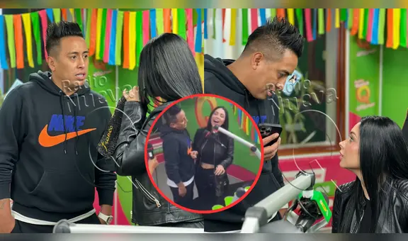¿Lo volvió a rechazar? Christian Cueva y Pamela Franco recrean beso robado y la cantante tiene inesperada reacción