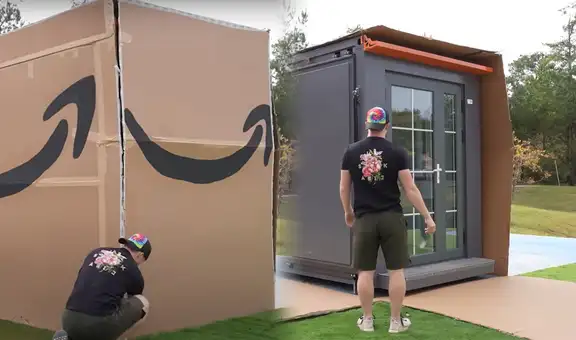 Influencer en Estados Unidos compró una casa de US$30.000 a través de Amazon: descubre que recibió
