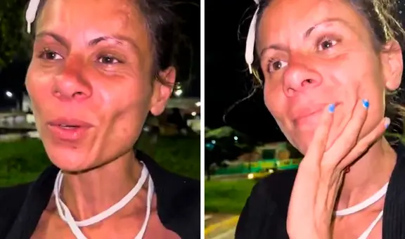 Ingrid Karina, la indigente que asegura ser una ex modelo de Stock Models: "En las calles no necesitas mostrar tu hoja de vida"