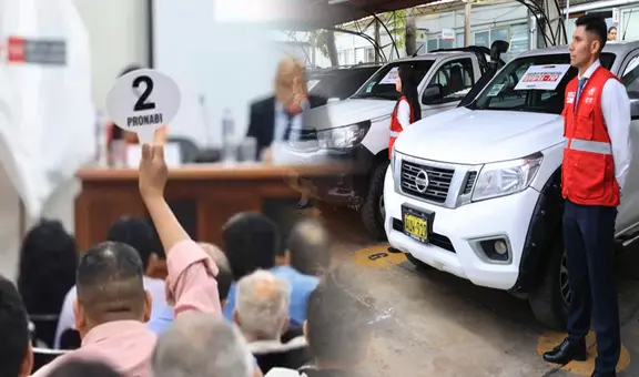 Pronabi anuncia importante subasta pública de autos, motos y hasta terrenos: cómo inscribirse para participar