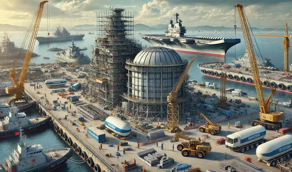 China acelera construcción de su primer reactor nuclear para portaaviones en medio de una carrera naval con Estados Unidos