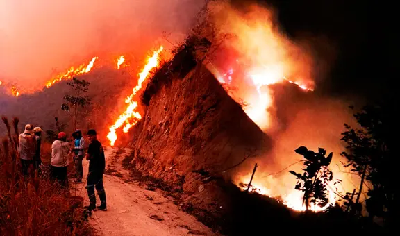 Nuevo incendio forestal en Jaén afecta a cientos de pobladores: se reporta 1 muerto y casi 1000 hectáreas calcinadas