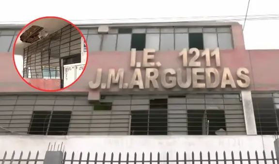 Emergencia en colegio de Santa Anita: infraestructura está en riesgo de colapso