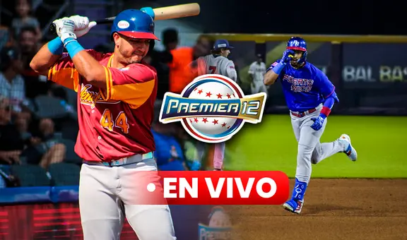 BÉISBOL Venezuela vs Puerto Rico EN VIVO ONLINE: horario, dónde ver y minuto a minuto del juego por Premier 12