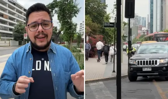 Youtuber venezolano visitó el Perú y comparó cultura vial con Chile: ''Los peatones son inexistentes''