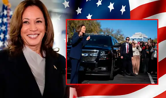 El emotivo recibimiento a Kamala Harris en la Casa Blanca tras su derrota ante Trump: "Volvamos al trabajo"
