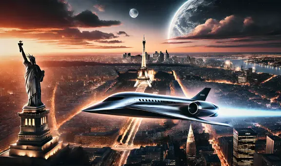 El primer avión hipersónico que permitirá viajar de París a Nueva York en 90 minutos: tiene capacidad de hasta 25 pasajeros