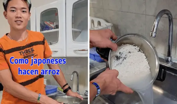 Japonés compara la preparación del arroz entre Perú y su país: "En Japón se lava varias veces”