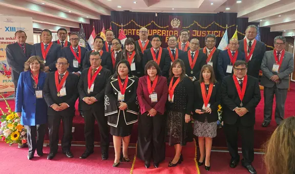 Culminó XI Encuentro Internacional de Poderes Judiciales de Iberoamérica y XIII Encuentro Nacional de Cortes Superiores del País en Puno