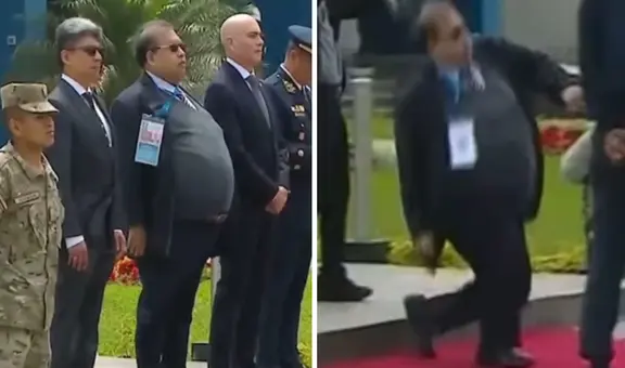 Embajador de Tailandia sufrió estrepitosa caída durante el arribo de primera ministra durante APEC 2024