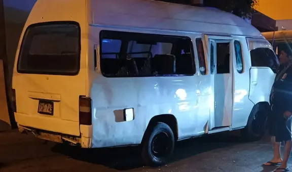 Atentado en Chorrillos: sujetos dispararon contra combi donde se encontraba chofer a bordo