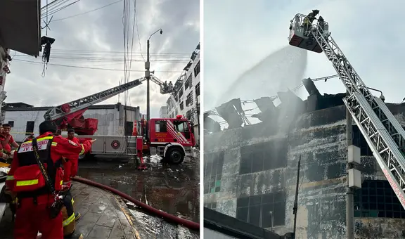 Surge nueva hipótesis del incendio en Barrios Altos: bomberos combaten siniestro durante casi 24 horas