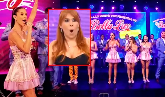 Magaly Medina se sorprende al ver a María Pía debutar como cantante en ‘La bella luz: “Multifacética”