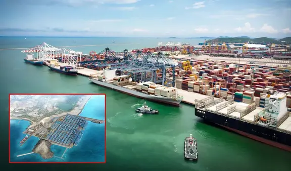 El megapuerto de Chancay conectará China con América Latina a través del puerto de Shanghai, el más grande del mundo