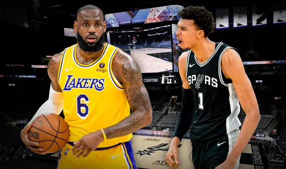 San Antonio Spurs vs. LA Lakers: ¿dónde y a qué hora ver EN VIVO el juego por la NBA Cup 2024 junto a LeBron James y Victor Wenbanyama?