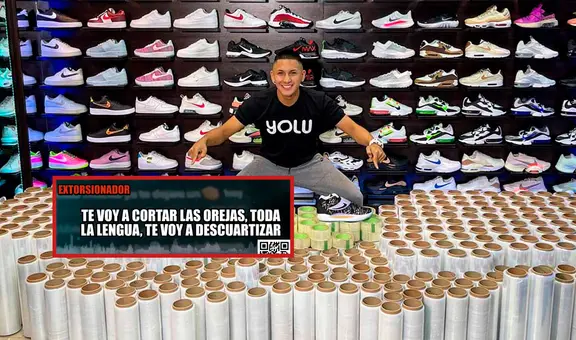 Yolu, el 'Rey de las zapatillas', es amenazado en Huánuco: extorsionadores dejaron explosivos en la puerta de su negocio