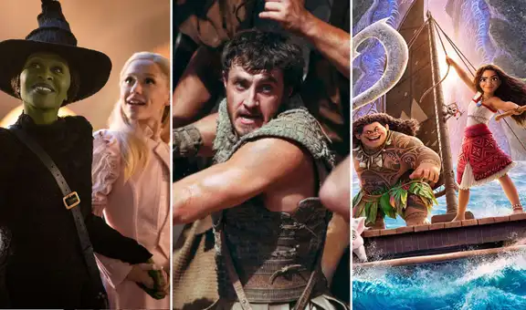 Estrenos de cine noviembre: ‘Gladiador 2’, ‘Moana 2’, ‘Wicked’ y más películas en cartelera