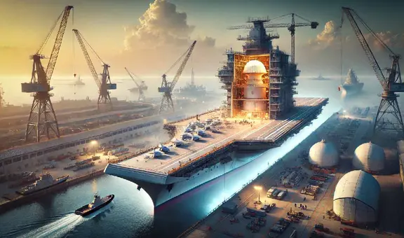 China fortalece su poderío naval con su primer reactor nuclear para portaaviones que amenaza a Estados Unidos