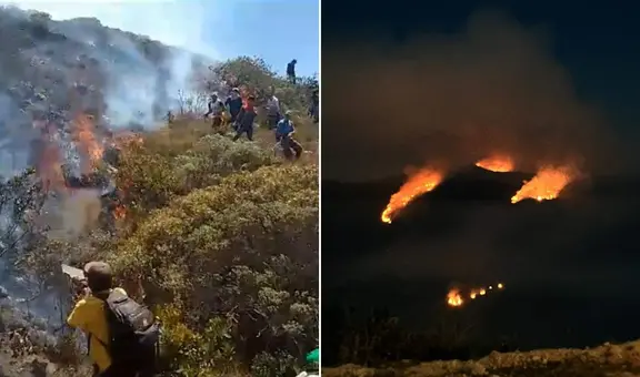 Incendios forestales en Piura arrasan bosques y cultivos: crisis hídrica agrava situación en Huancabamba