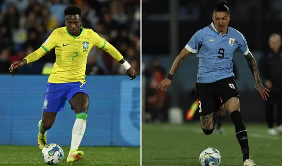 Alineaciones Brasil vs Uruguay: formaciones para el partido por las Eliminatorias 2026