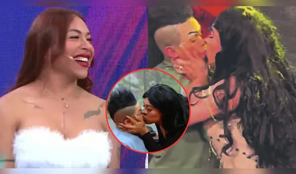 Dayanita se da besos con Chikiplum en sketch de 'JB en ATV' y advierte: "Espero que no se enamore"