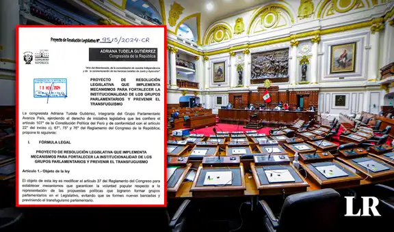Presentan proyecto de ley para evitar el transfuguismo y creación de nuevas bancadas