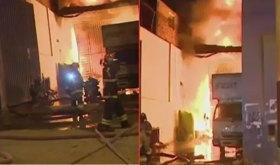 Incendio en fábrica de La Victoria causa severas pérdidas materiales en viviendas de la zona