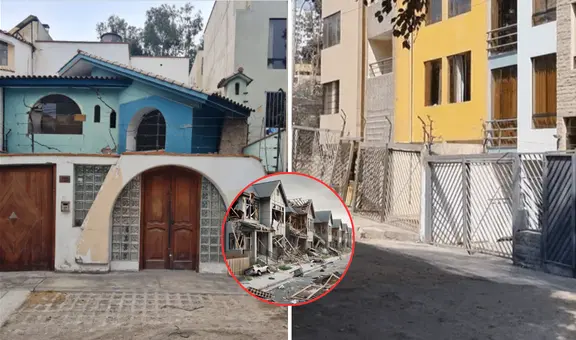 El barrio en Lima que está siendo 'tragado por la tierra', pero 60 familias siguen viviendo ahí: lleva más de 10 años hundiéndose