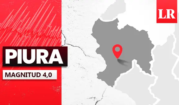 Temblor de magnitud 4,0 remeció Piura hoy, según IGP
