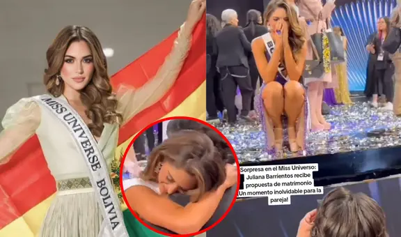 Miss Bolivia recibe romántica pedida de matrimonio en la final del Miss Universo 2024: modelo tuvo conmovedora reacción
