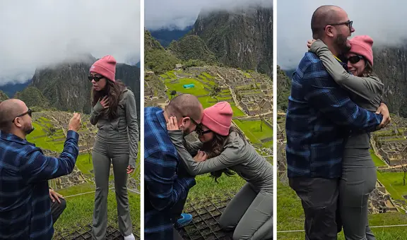 Novia rompe en llanto tras propuesta de matrimonio en Machu Picchu: "Con la bendición de los apus"