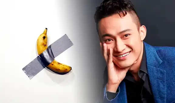 El plátano con cinta adhesiva comprado en US$6.2 millones por un millonario en una subasta: "Ahora me lo comeré"