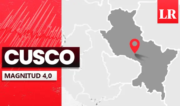 Temblor de magnitud 4,0 remeció hoy Cusco, según IGP