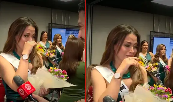 Flor Polo rompe en llanto por la inesperada sorpresa de su hijo en el Miss Mundo Latina: “Me motivó a ingresar”
