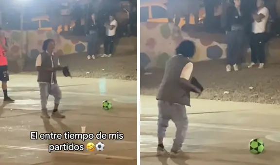Peruano asombra con sus pasitos antes de anotar penal y es furor en redes: “Harto chocolate”