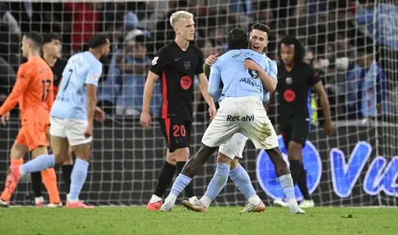 ¡Locura en Balaídos en el final! Celta de Vigo le empató a Barcelona en tres minutos por LaLiga de España