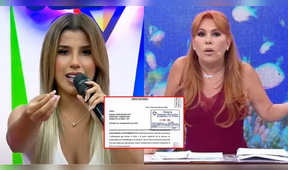 Yahaira Plasencia envía carta notarial a Magaly y pide rectificación en 24 horas: “Dañan mi honor y reputación”