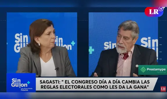 Francisco Sagasti: "El Congreso día a día cambia las reglas electorales como les da la gana"