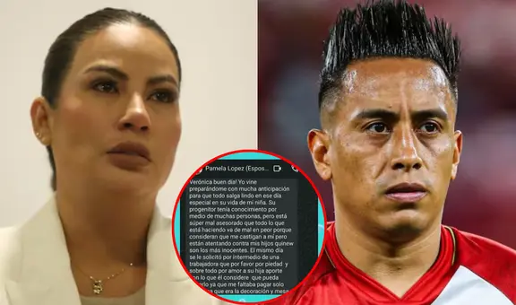 Christian Cueva se negó a pagar S/5.000 para la primera comunión de su hija, según Pamela López: “Está mal asesorado”