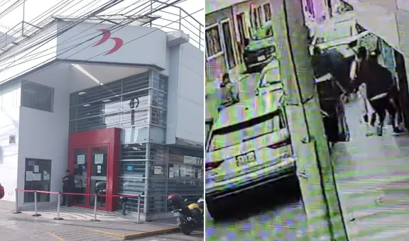 San Martin de Porres: sujetos armados intentan asaltar Banco de la Nación de la av. Perú