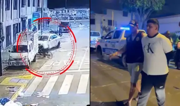 Raqueteros son capturados a balazos en la Vía Expresa: uno de ellos trabaja como sereno en La Victoria