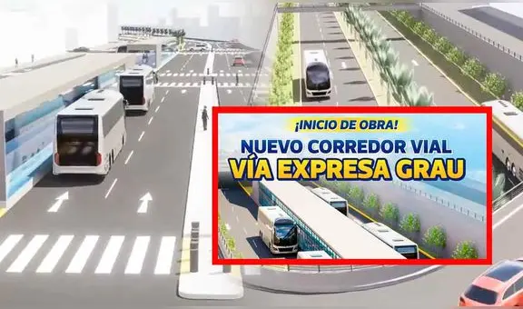 Inician construcción del nuevo corredor Vía Expresa Grau: conectará el Metropolitano con la Línea 1 del Metro de Lima