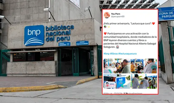 Hackeo a la Biblioteca Nacional del Perú afecta su cuenta de X con mensajes indeseados
