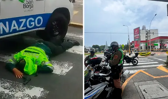 Balacera en San Borja: advierten que policía que recibió un disparo en el rostro podría perder la vista