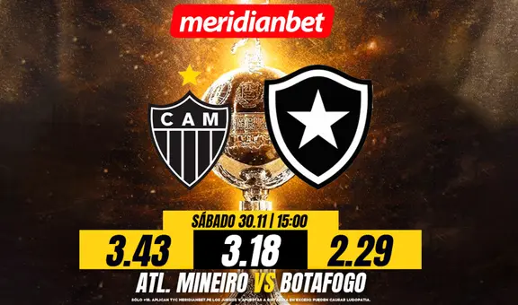 Atlético Mineiro vs Botafogo: ¡Apuesta y gana MÁS con las cuotas de Meridianbet!