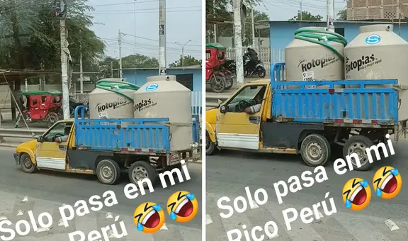 Taxista transforma su vehículo en ‘camión doble eje’ y es furor en redes: “Pura ingeniería peruana”