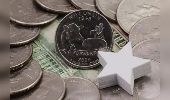 La moneda de cuarto de dólar de Wisconsin que vale US$2.350 por error de fábrica en USA: cómo conseguirla