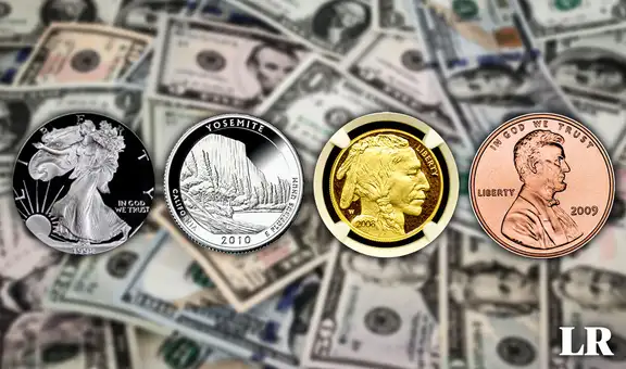 Las 4 monedas 'proof coins' más buscadas en EE. UU. por un detalle impecable: cuánto valen y cómo encontrarlas