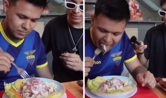 Ecuatoriano afirmaba que el ceviche era de su país, pero quedó impactado al probar el de Perú: “Lo siento”