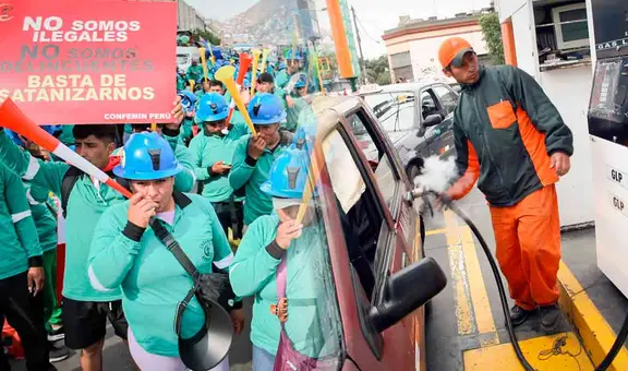 Grifos en Arequipa se quedan sin GLP por bloqueo de mineros en la carretera Panamericana Sur